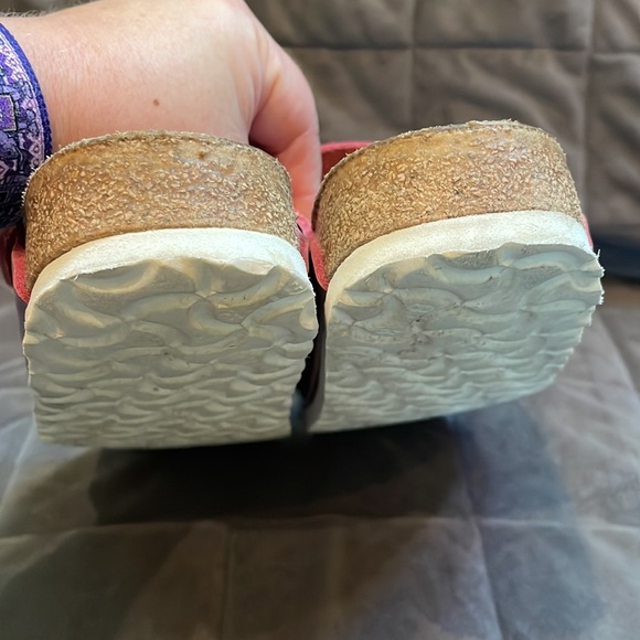 Birkenstock Womens Arizona SFB Fashion Rose Leather SUPER NICE!!! Sz 37 Womens 7 - Picture 12 of 16